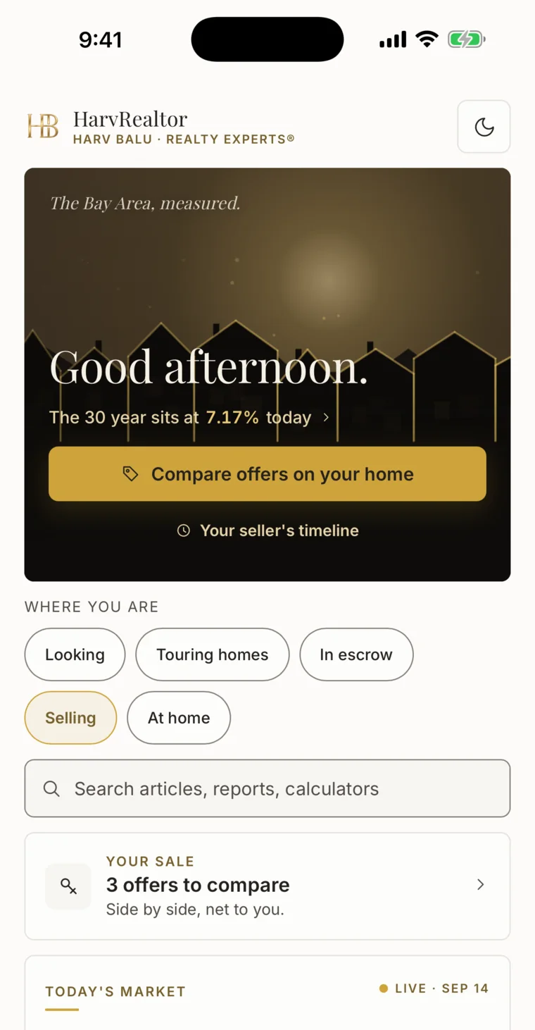 Home screen